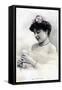 French Postcard, C1900-null-Framed Stretched Canvas