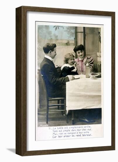 French Postcard, C1900-null-Framed Giclee Print