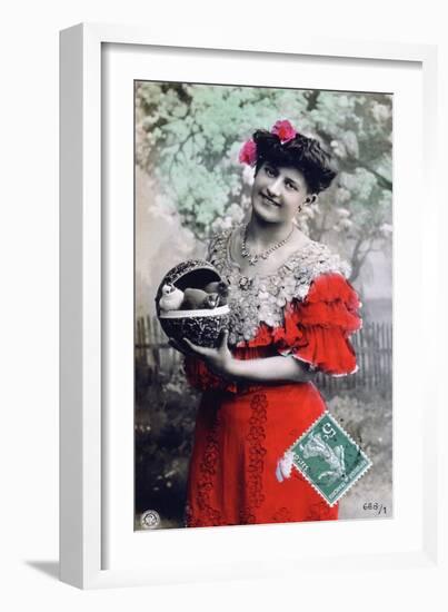 French Postcard, C1900-null-Framed Giclee Print