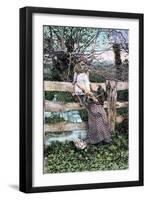 French Postcard, C1900-null-Framed Giclee Print