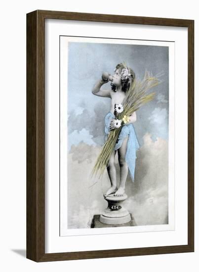 French Postcard, C1900-null-Framed Giclee Print