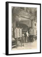 French Postcard Shop-null-Framed Art Print