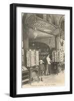 French Postcard Shop-null-Framed Art Print