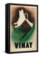 French Poster for Vinay Chocolate-null-Framed Stretched Canvas