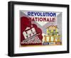 French Poster, National Revolution: Work, Family, Homeland, 1938-null-Framed Art Print