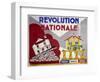 French Poster, National Revolution: Work, Family, Homeland, 1938-null-Framed Art Print