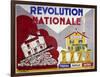 French Poster, National Revolution: Work, Family, Homeland, 1938-null-Framed Art Print