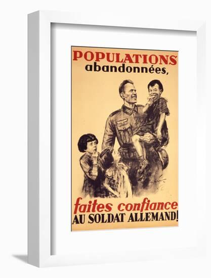 French Poster of the Occupation-null-Framed Photographic Print