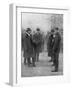 French President Raymond Poincare Meeting General Joseph Joffre, 1914-null-Framed Giclee Print