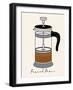 French Press-Susan Jill-Framed Art Print