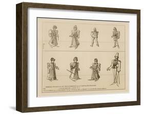 French Princes and Characters of the Burgundian Court-Raphael Jacquemin-Framed Giclee Print