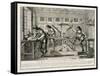 French Printing Press, 1642-Abraham Bosse-Framed Stretched Canvas