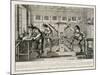 French Printing Press, 1642-Abraham Bosse-Mounted Giclee Print