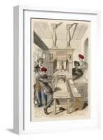 French Printing Press of the 15th Century-Gerlier-Framed Art Print