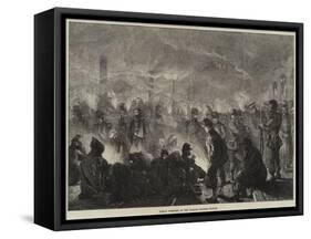 French Prisoners at the Orleans Railway Station-Charles Joseph Staniland-Framed Stretched Canvas