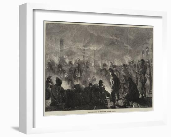 French Prisoners at the Orleans Railway Station-Charles Joseph Staniland-Framed Giclee Print