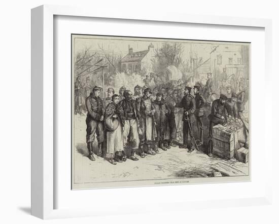 French Prisoners from Metz at Remilly-Frederick Barnard-Framed Giclee Print