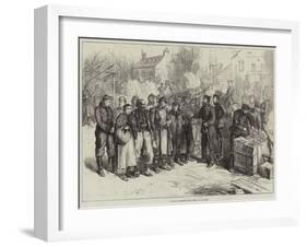 French Prisoners from Metz at Remilly-Frederick Barnard-Framed Giclee Print