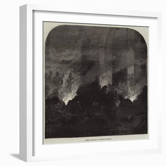 French Prisoners in Orleans Cathedral-null-Framed Giclee Print