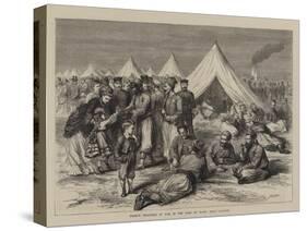 French Prisoners of War in the Camp of Wahn, Near Cologne-Godefroy Durand-Stretched Canvas