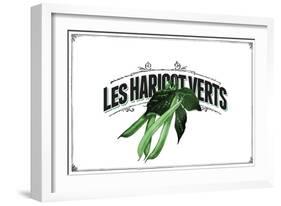 French Produce Beans-null-Framed Giclee Print