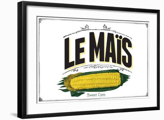 French Produce - Corn-The Saturday Evening Post-Framed Giclee Print