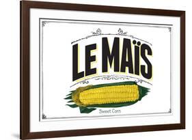 French Produce - Corn-The Saturday Evening Post-Framed Giclee Print