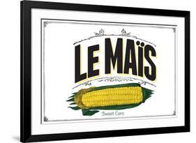 French Produce - Corn-The Saturday Evening Post-Framed Giclee Print