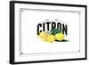 French Produce - Lemon-The Saturday Evening Post-Framed Giclee Print