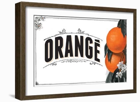 French Produce - Orange-The Saturday Evening Post-Framed Giclee Print