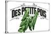 French Produce - Peas-The Saturday Evening Post-Stretched Canvas