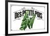 French Produce - Peas-The Saturday Evening Post-Framed Giclee Print