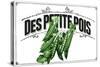 French Produce - Peas-The Saturday Evening Post-Stretched Canvas