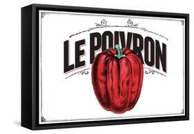 French Produce Pepper-null-Framed Stretched Canvas