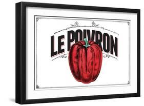 French Produce Pepper-null-Framed Giclee Print