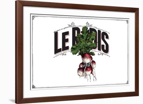 French Produce Radish-null-Framed Giclee Print