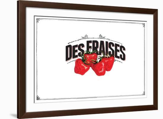 French Produce - Strawberries-The Saturday Evening Post-Framed Giclee Print