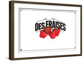 French Produce - Strawberries-The Saturday Evening Post-Framed Giclee Print