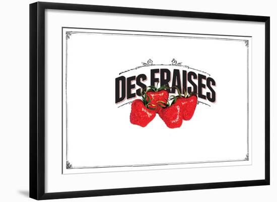 French Produce - Strawberries-The Saturday Evening Post-Framed Giclee Print