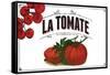 French Produce Tomato-null-Framed Stretched Canvas