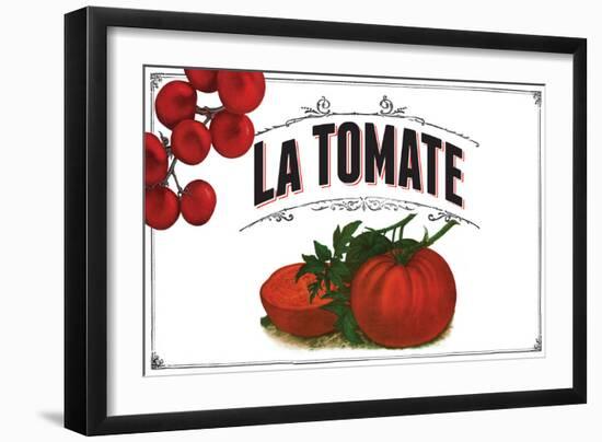 French Produce Tomato-null-Framed Premium Giclee Print