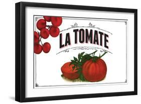 French Produce Tomato-null-Framed Premium Giclee Print