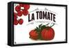 French Produce - Tomato-The Saturday Evening Post-Framed Stretched Canvas