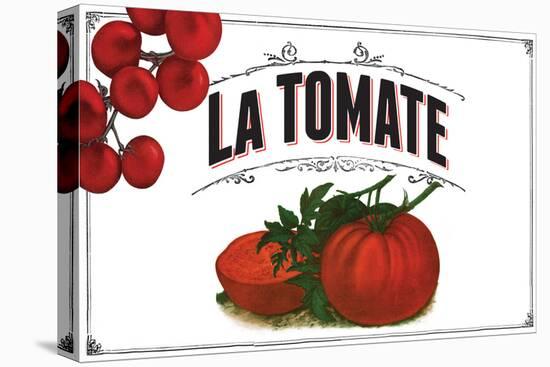 French Produce - Tomato-The Saturday Evening Post-Stretched Canvas
