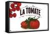 French Produce - Tomato-The Saturday Evening Post-Framed Stretched Canvas