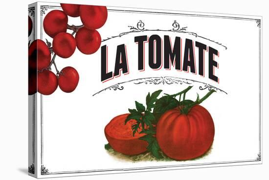 French Produce - Tomato-The Saturday Evening Post-Stretched Canvas