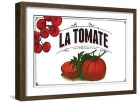 French Produce - Tomato-The Saturday Evening Post-Framed Giclee Print