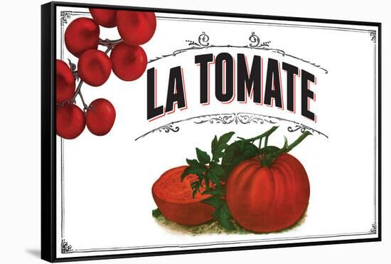 French Produce - Tomato-The Saturday Evening Post-Framed Stretched Canvas