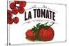 French Produce - Tomato-The Saturday Evening Post-Stretched Canvas