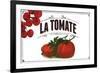 French Produce - Tomato-The Saturday Evening Post-Framed Giclee Print